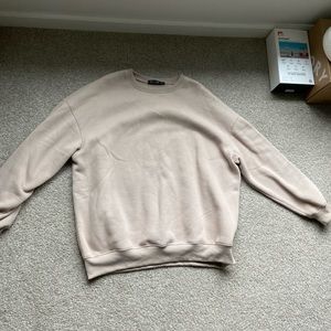 Cream Oversized Sweatshirt